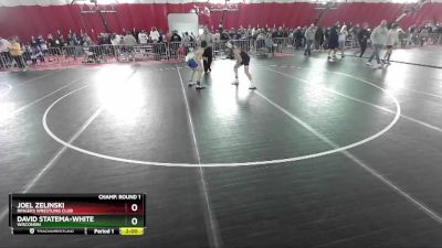 113 lbs Champ. Round 1 - David Statema-White, Wisconsin vs Joel Zelinski, Ringers Wrestling Club