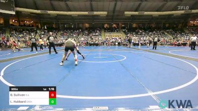 98 lbs Semifinal - Brynlyn Sullivan, R.a.w. vs Lindlee Hubbard, Dark Cloud Wrestling Club