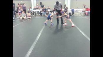 48 lbs Round 2 (3 Team) - Easton Wilson, 84 Athletes vs Harvey Jones, Smithfield Youth Wrestling