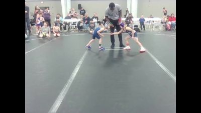 48 lbs Round 2 (3 Team) - Easton Wilson, 84 Athletes vs Harvey Jones, Smithfield Youth Wrestling