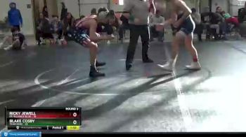 130 lbs Round 3 (6 Team) - Ricky Jewell, PA Alliance Blue vs Blake Cosby, Team Ohio