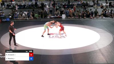 152 lbs Quarters - Kyler Knaack, Iowa vs Jimmy Mastny, Illinois