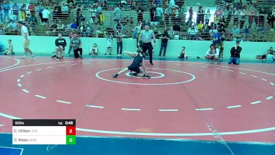 60 lbs Quarterfinal - Carter Hilton, Level Up Wrestling Center vs Carter Knox, Dragons Junior Wrestling Club