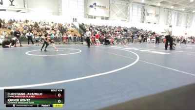 53 lbs Cons. Round 4 - Parker Hontz, Gowanda Wrestling Club vs Christiano Jaramillo, Empire Wrestling Academy