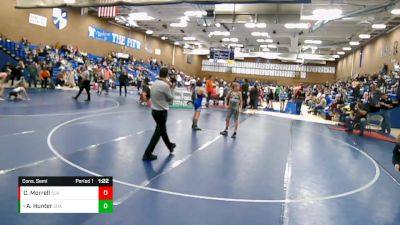 100 lbs Cons. Semi - Asher Hunter, Pleasant Grove vs Chance Morrell, Top Of Utah Wrestling Club