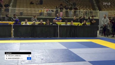 SARAH HELEN LEBEAU vs KIMBERLY ANN BOWSER 2024 Pan Jiu Jitsu IBJJF Championship