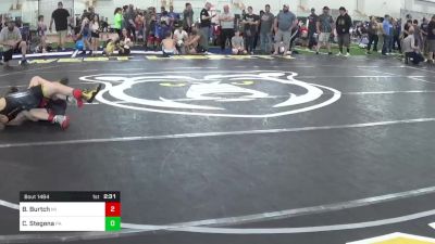 90-J lbs Quarterfinal - Bradley Burtch, MI vs Chase Stegena, PA