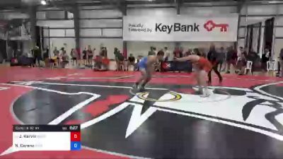 79 kg Consi Of 32 #1 - Jonathan Kervin, Warrior Regional Training Center vs Nicholas Coreno, Compound Wrestling - Great Lakes