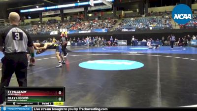 184 lbs Quarterfinal - Ty McGeary, West Liberty vs Billy Higgins, Nebraska-Kearney