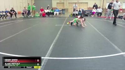 72 lbs Round 2 (8 Team) - Slade Metcalf, Contenders WA vs Henry Smith, Elevate Wrestling