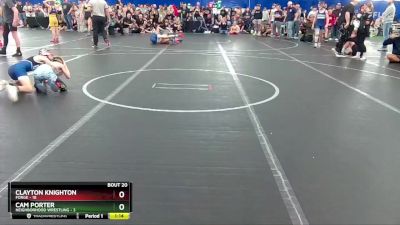 64 lbs Round 5 (8 Team) - Clayton Knighton, FORGE vs Cam Porter, Neighborhood Wrestling