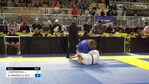 IAN MCPHERSON vs BRUNO EMANOEL M. DE OLIVEIRA 2024 Pan Jiu Jitsu IBJJF Championship