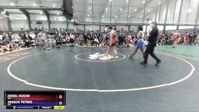 215 lbs 5th Place Match - Angel Huizar, WA vs Dereon Peters, OR