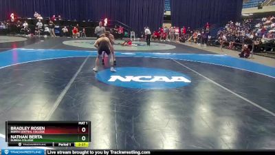 141 lbs Champ. Round 1 - Bradley Rosen, North Central College vs Nathan Berta, Eureka College