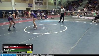 126 lbs Cons. Semi - Alexia Valdez, Shadow Hills vs Zitlali Sarmiento, Norwalk