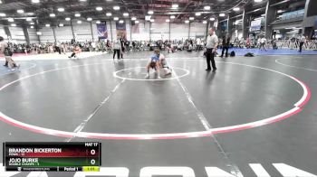 88 lbs Rd# 8- 12:30pm Saturday Final Pool - Brandon Bickerton, POWA vs Jojo Burke, Double Champs