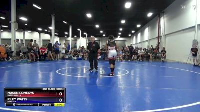 125 lbs 2nd Place Match (8 Team) - Taina Fernandez, Maryland vs Hayden Hutt, Iowa