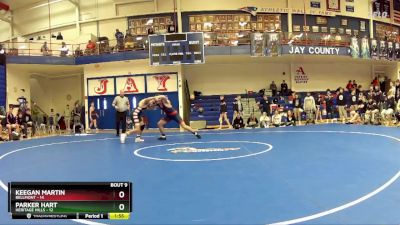 215 lbs Quarters & Wb (16 Team) - Keegan Martin, Bellmont vs Parker Hart, Heritage Hills