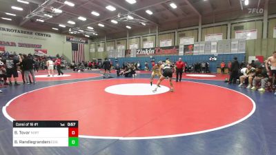 165 lbs Consi Of 16 #1 - Byron Tovar, Northview vs Brice Randlegranderson, Edison