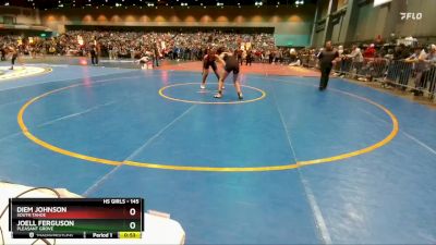 145 lbs Cons. Round 3 - Joell Ferguson, Pleasant Grove vs Diem Johnson, South Tahoe