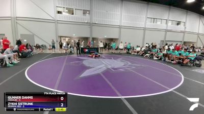 106 lbs Placement Matches (8 Team) - Gunner Dahms, Missouri vs Zykhi Sistrunk, Georgia Red