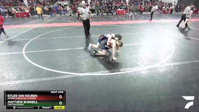 88 lbs Cons. Round 2 - Kyler Van Keuren, Askren Wrestling Academy vs Matthew Bunnell, Chilton/Hilbert