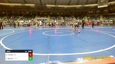 92 lbs Consi Of 8 #1 - Colter Lenze, Moen Wrestling Academy vs Tripp Martin, Team Tulsa Wrestling Club