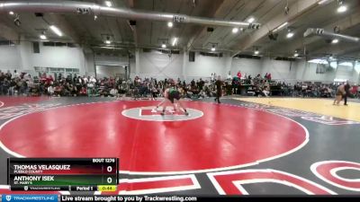 126 lbs Cons. Semi - Thomas Velasquez, Pueblo County vs Anthony Isek, St. Mary`s