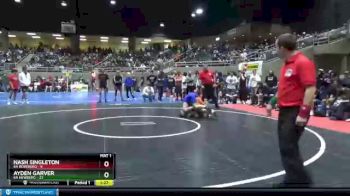 145 lbs Semis & 1st Wrestleback (8 Team) - Ayden Garver, 6A Newberg vs Nash Singleton, 6A Roseburg