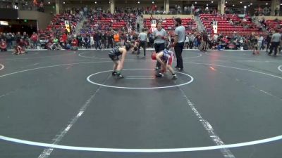 115 lbs Cons. Round 1 - Brylen Riedel, Hoisington Jr Cardinals vs Mac Gear, Excelsior Springs Youth Wrestl