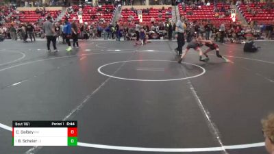 68 lbs Cons. Round 3 - Bennett Scheier, Lawrence Elite vs Cam Dalbey, Ridge Wrestling