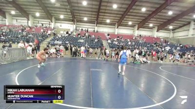 138 lbs Semifinal - Mikah Labuanan, Hawaii vs Hunter Duncan, Washington