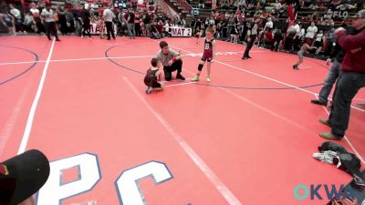 60 lbs Consi Of 4 - Ace Ward, Blackwell Wrestling Club vs Owen Boggs, Cleveland Take Down Club