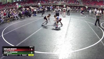 65 lbs Quarterfinal - Skylar Neisius, The Best Wrestler vs Rhett Stabnow, AWC Nebraska