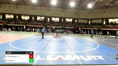 120 lbs Round Of 16 - Sean Garretson, Archbishop Spaulding vs Robert Leeds, Germantown Academy