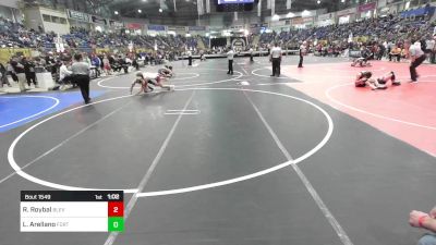 125 lbs Quarterfinal - Rocky Roybal, Blevins Middle School vs Lorenzo Arellano, Fort Lupton