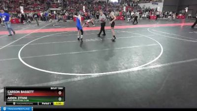 110 lbs Cons. Round 2 - Aiden Zitani, Lodi Wrestling Club vs Carson Bassett, FWA