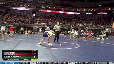 1A-220 lbs Champ. Round 1 - David Smith, West Hancock, Britt vs Caden Forristall, Riverside, Oakland