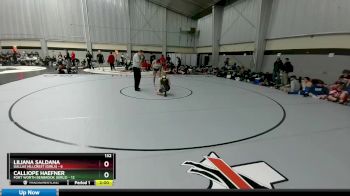 132 lbs 2nd Wrestleback And Semi-finals (16 Team) - Calliope Haefner, Fort Worth Benbrook (Girls) vs Liliana Saldana, Dallas Hillcrest (Girls)