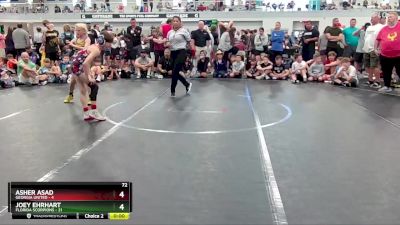 72 lbs Semis & 1st Wrestleback (8 Team) - Joey Ehrhart, Florida Scorpions vs Asher Asad, Georgia United