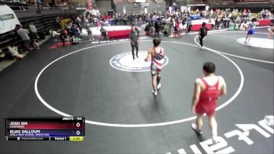 150 lbs Cons. Round 4 - Josh Sim, California vs Elias Salloum, Ayala High School Wrestling