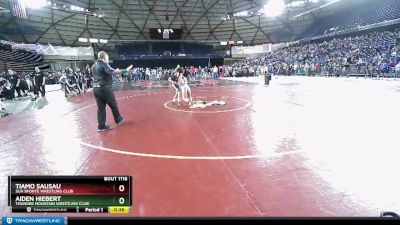 84 lbs Champ. Round 1 - Tiamo Sausau, Sua Sponte Wrestling Club vs Aiden Hiebert, Thunder Mountain Wrestling Club