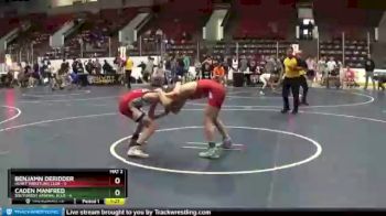 117 lbs Round 1 (6 Team) - Caden Manfred, Southwest Arsenal Blue vs Benjamn Deridder, Husky Wrestling Club