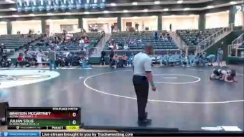 145 lbs Placement Matches (16 Team) - Grayson McCartney, Austin Vandegrift vs Julian Solis, El Paso Pebble Hills