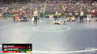 2A 145 lbs Quarterfinal - John David Curtis, Burns vs Trey Ballew, Bandys