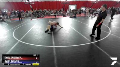 182 lbs Semifinal - Owen Griesbach, Valley Elite Wrestling Club vs Owen Burling, Askren Wrestling Academy