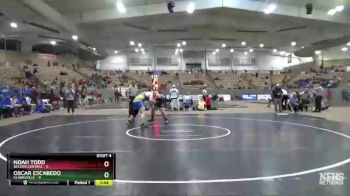220 lbs Quarterfinals (8 Team) - Oscar Escabedo, Clarksville vs Noah Todd, Wilson Central