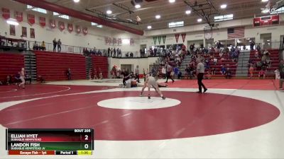 106 lbs Semifinal - Landon Fish, Dubuque Hempstead JV vs Elijah Hyet, Dubuque Hempstead