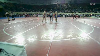 200 lbs Consi Of 32 #1 - Zach Cushman, Fort Gibson Youth Wrestling vs Axton Zarecki, Cordell