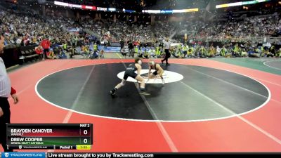 1st Place Match - Brayden Canoyer, Waverly vs Drew Cooper, Omaha Skutt Catholic